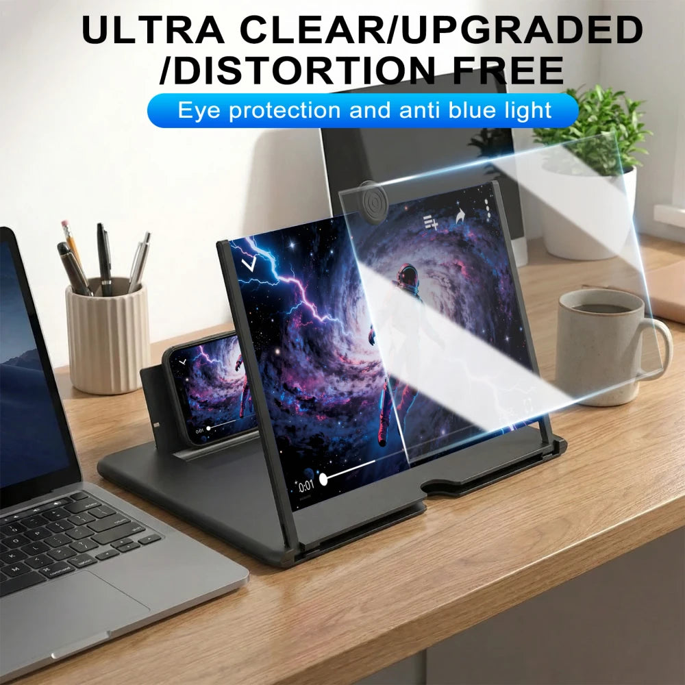 Foldable HD Phone Screen Magnifier