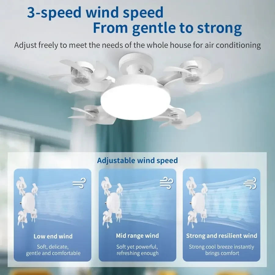 Drone Ceiling Fan Light