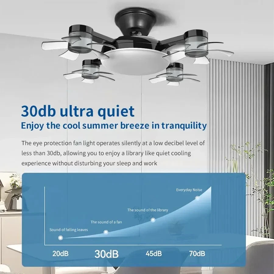 Drone Ceiling Fan Light