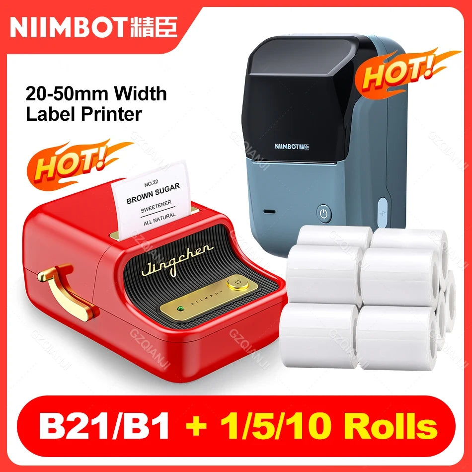 Portable Bluetooth Label Printer