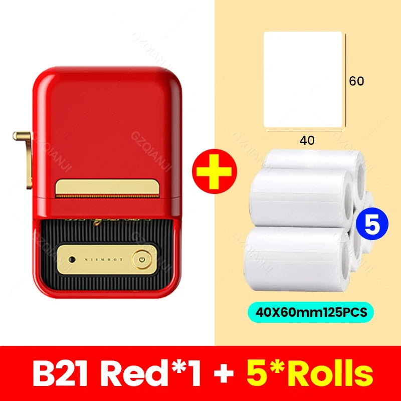 Portable Bluetooth Label Printer