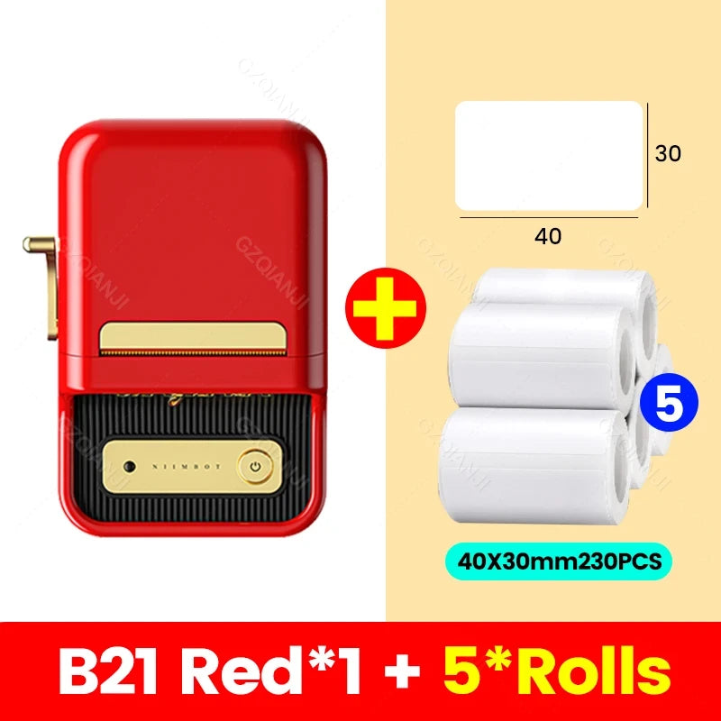Portable Bluetooth Label Printer