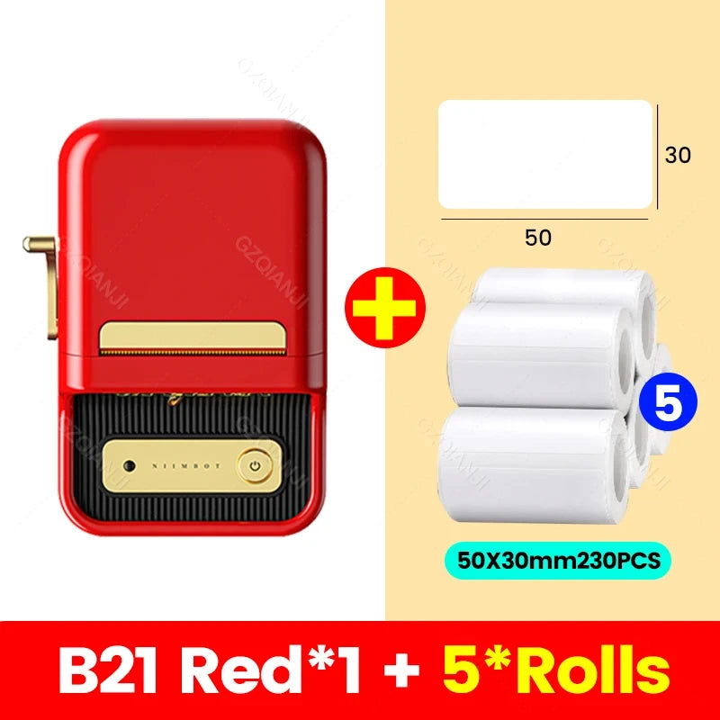 Portable Bluetooth Label Printer