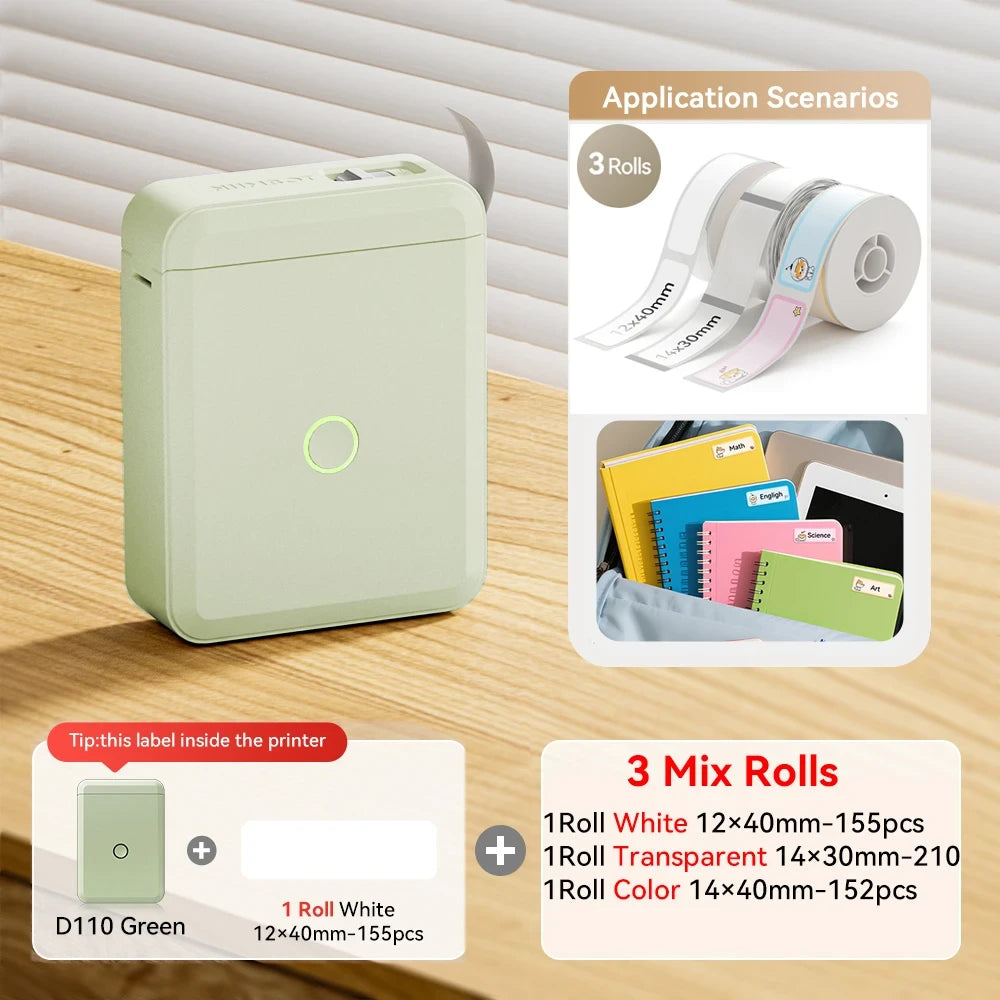 Mini Wireless Thermal Label Maker