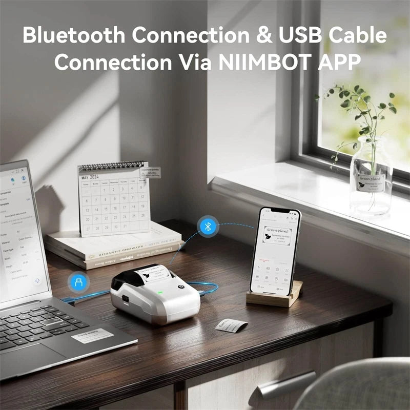 NIIMBOT B1 Portable Thermal Label Printer