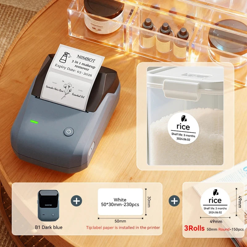 NIIMBOT B1 Portable Thermal Label Printer
