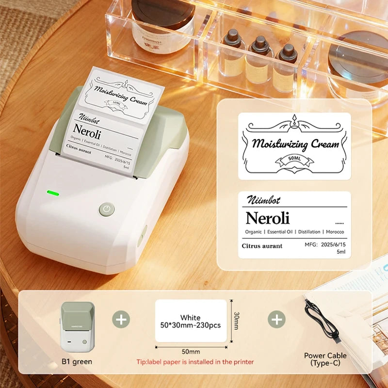 NIIMBOT B1 Portable Thermal Label Printer