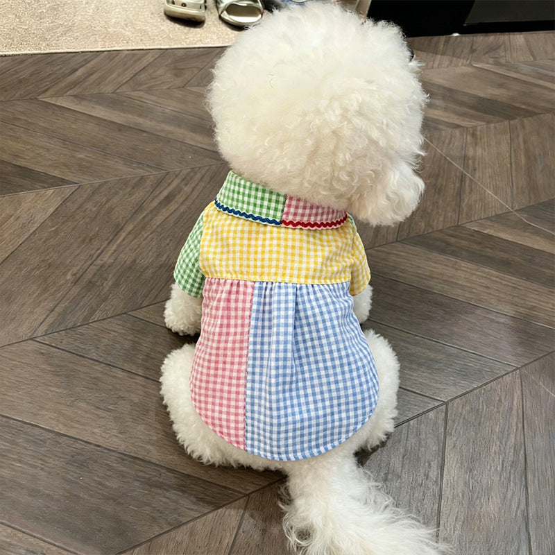 Color Block Pet Shirt