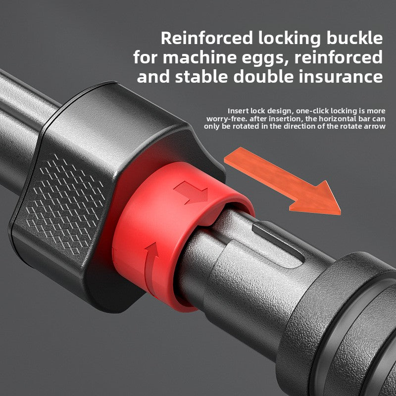 Adjustable Doorway Pull Up Bar with Lifting Rings