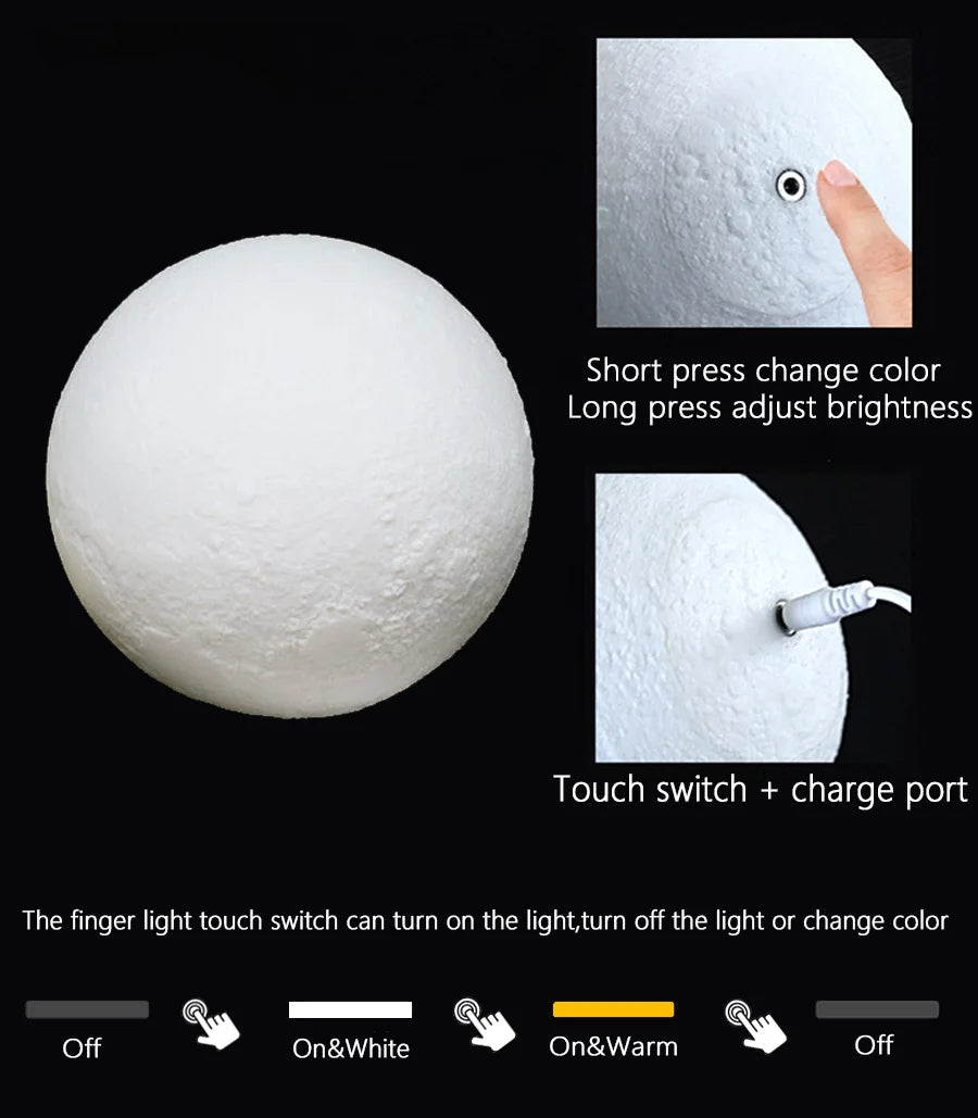 Enchanting Moon Light Lamp